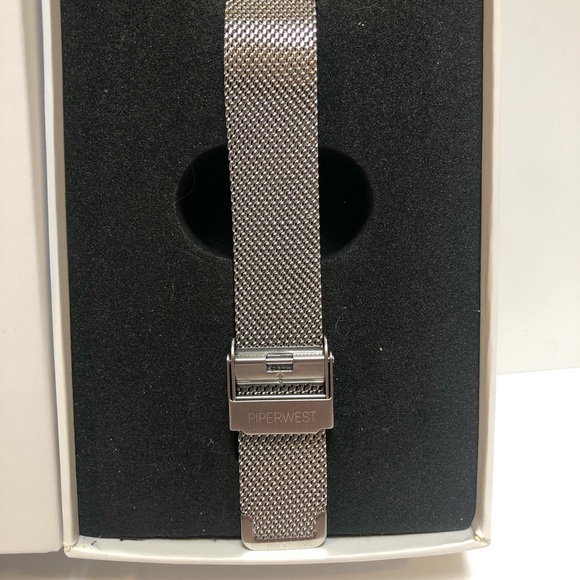 Piperwest Mini Mesh Minimalist Stainless Steel Watch NWT - Picture 3 of 11